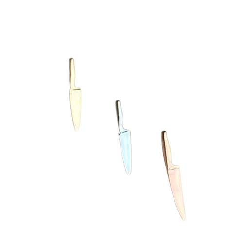14k Gold Threadless Chef Knife Top - Image 2