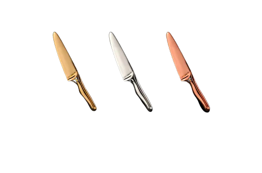 14k Gold Threadless Chef Knife Top - Image 5