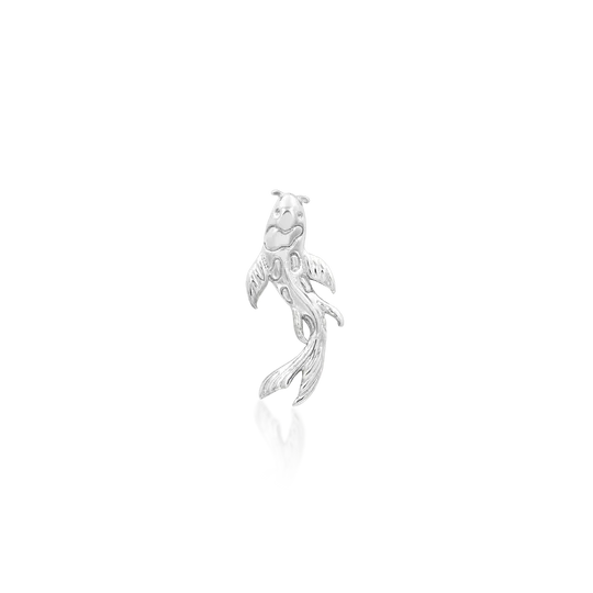 14k Gold Threadless Koi Fish Top - Image 8