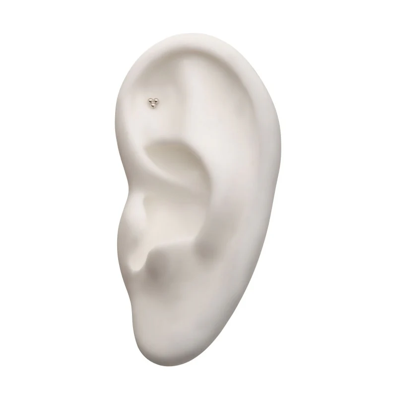 14k Threadless Yellow Gold Triball S - Image 3