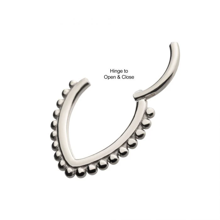 Beaded Tear Drop Front Facing Clicker - Image 3
