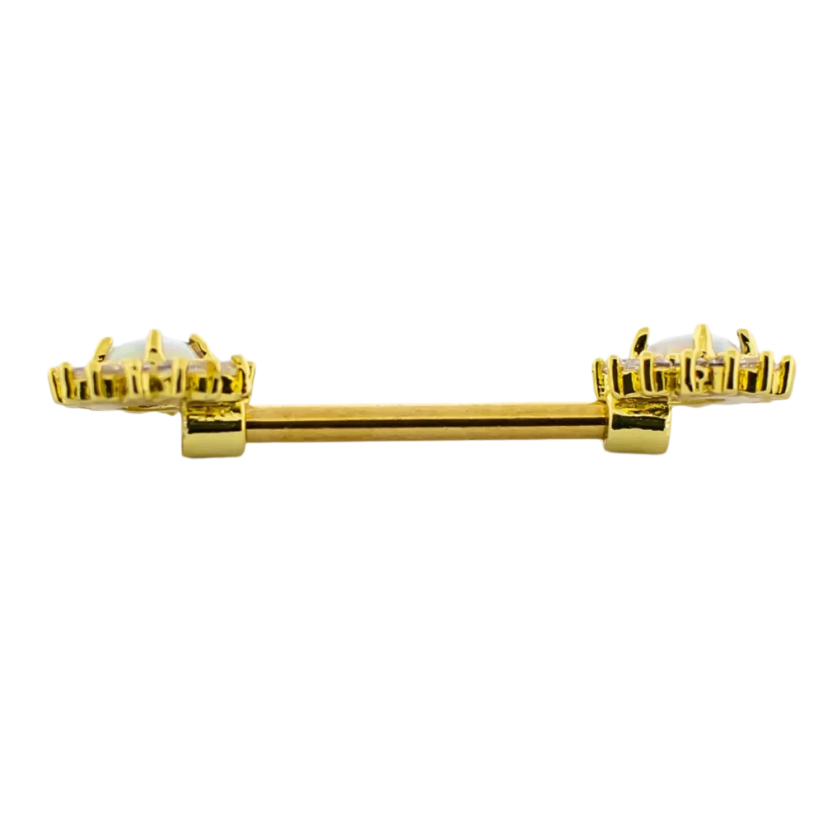Gem & Opal Sun Nipple Bars - Image 4
