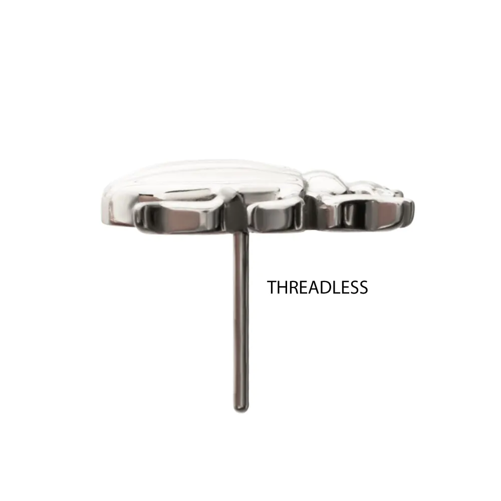 Titanium Threadless Beetle Top - Image 3