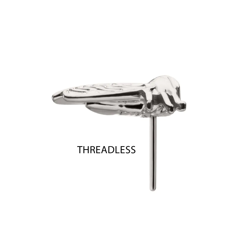 Titanium Threadless Cicada Top - Image 3