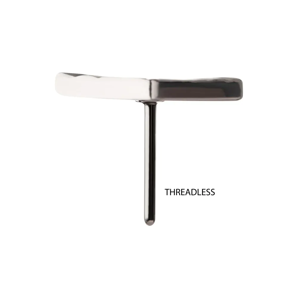 Titanium Threadless Corrugated Rhombus Top - Image 4