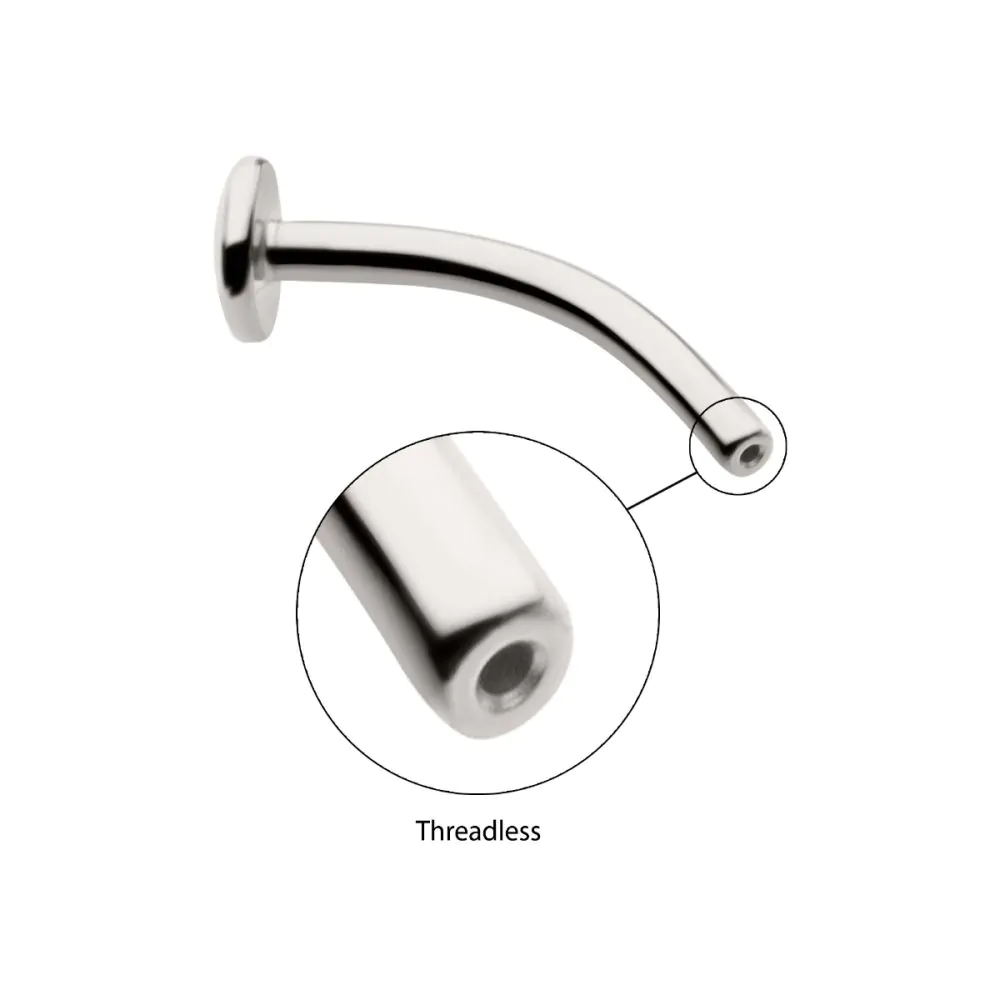 Titanium Threadless Floating Navel Bar - Image 4