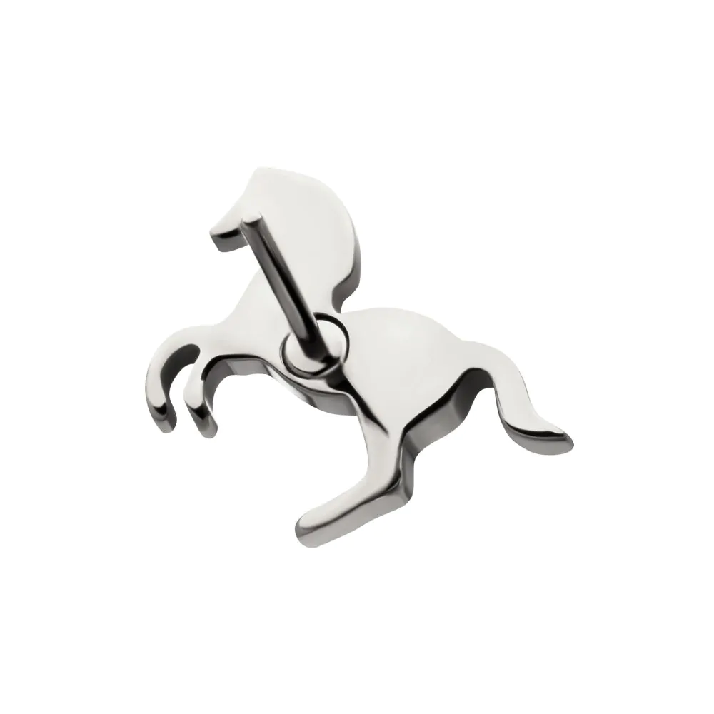 Titanium Threadless Horse Top - Image 5