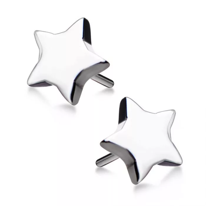 Titanium Threadless Star Top